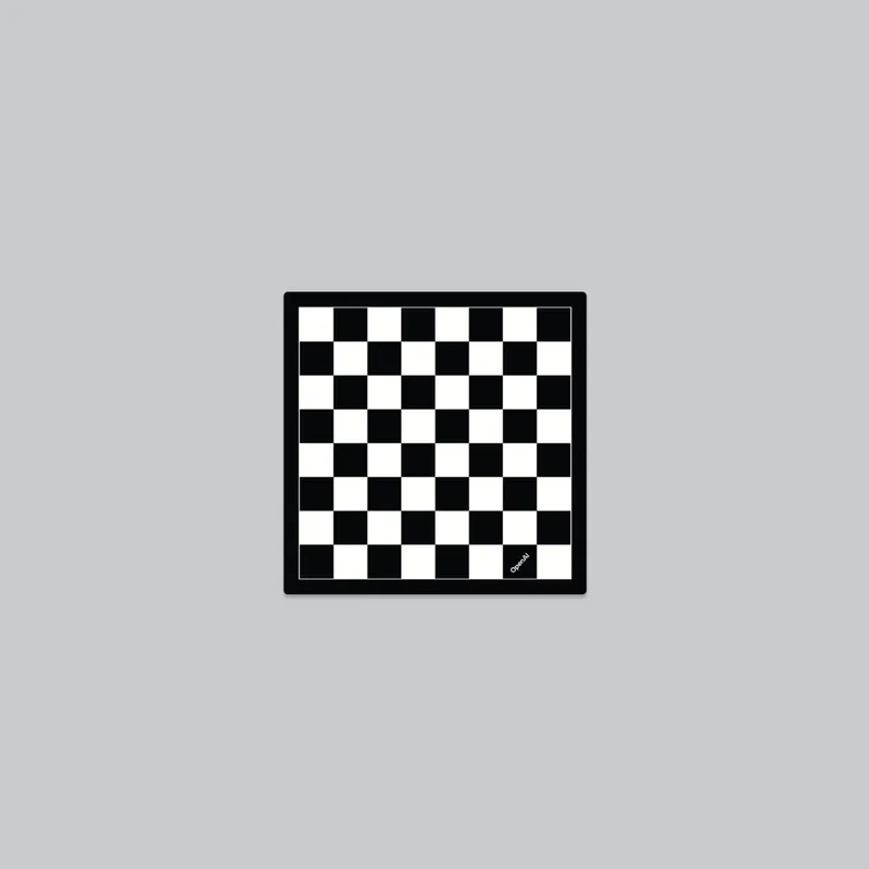 Wooden Checkerboard from the OpenAI Merch Museum