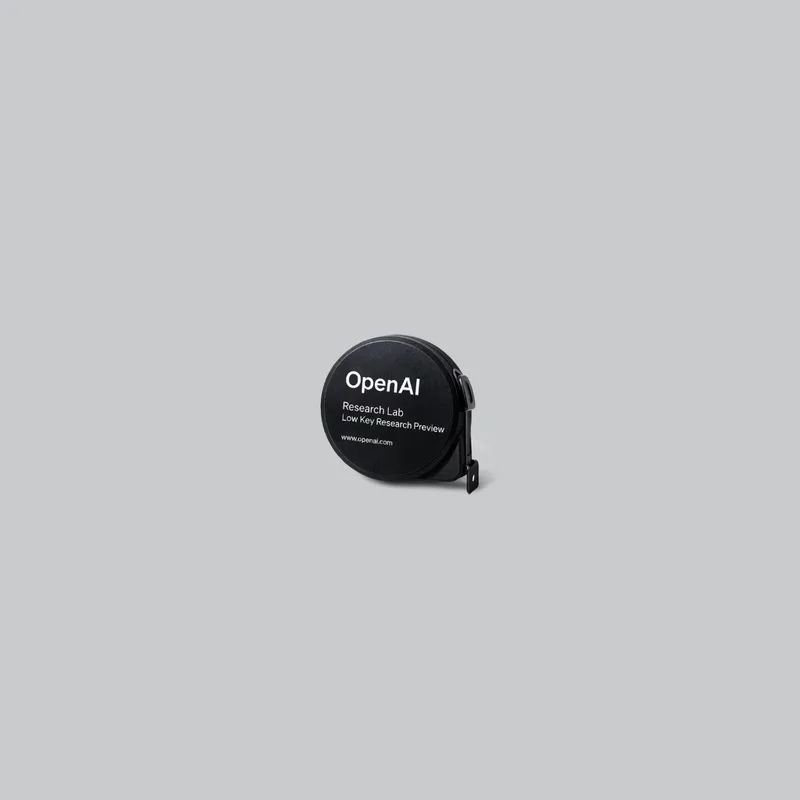 OAI Tape Measure from the OpenAI Merch Museum